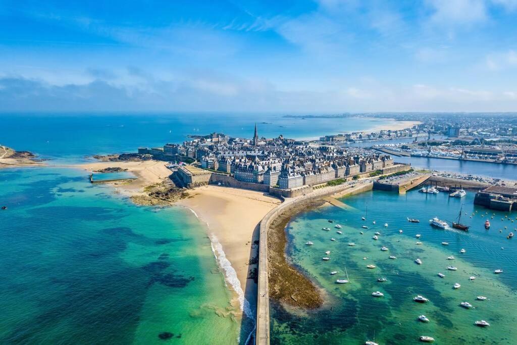 Belle maison néo-bretonne à 5 minutes de la mer Tréveneuc Exterior foto