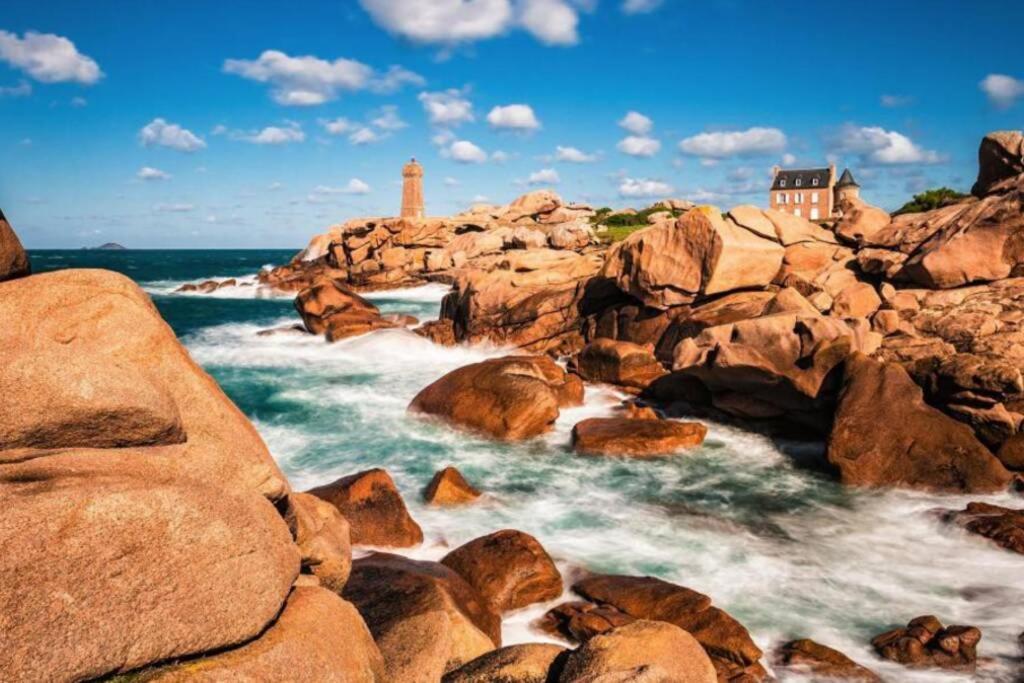 Belle maison néo-bretonne à 5 minutes de la mer Tréveneuc Exterior foto